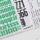 Large letter stickers & Other Scrapbook Lettering