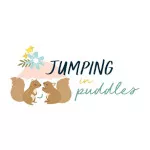 Jumping in Puddles van Rosie's Studio Jumping in Puddles van Rosie's Studio