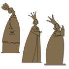 Kerstmis MDF silhouetten Kerstmis MDF silhouetten