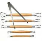 Clay modelling tools and compasses
