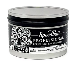 Embossing Ink Titanium White Professional Speedball 236ml