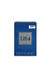 Bloc 1264 Dibujo Negro Espiral Fabriano A5 200g/m²