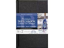 Sketchbook Beta Multitécnica 270g/m² Negro Stillman & Birn 14x21cm