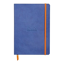 Libreta Flexible Encolado Lateral Puntos Sapphire Rhodia A5