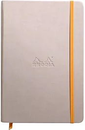 Caderno Rhodia A5 Plain Beige Hardbound WebNoteBook