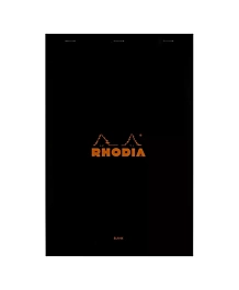 Rhodia A5 Black Notebook Dot Grid Sheets