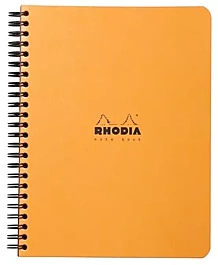 Notebook Notebook Spiral Orange Grid Grid Rhodia A5+ Notebook