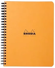 Notebook Spiral Notebook Orange Rhodia A5+ Lines