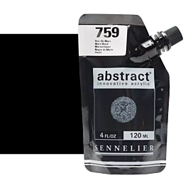 Mars zwarte abstracte acrylverf nº759 Sennelier 120ml
