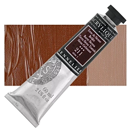 Extra-fine acrylic tube 211 Burnt sienna S1 Sennelier 60ml