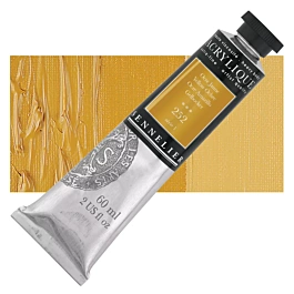 Extra-fine acrylic tube 252 Yellow Ocher S1 Sennelier 60ml