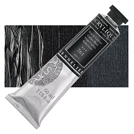 Extra-fine acrylic tube 761 Charcoal black S1 Sennelier 60ml