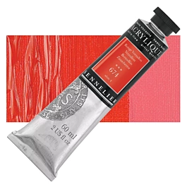 Extra-fine acrylic tube 674 Vermilion S4 Sennelier 60ml