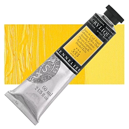 Extra fine acrylic tube 533 Legitimate dark cadmium yellow S6 Sennelier 60ml