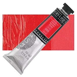Extra-fine acrylic tube 685 Pyrrole red S6 Sennelier 60ml