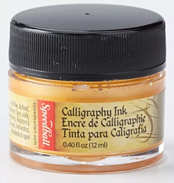 Pigmented acrylic ink Gold Speedball 12ml