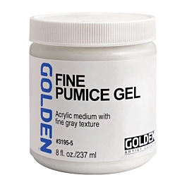 Medium Akryl gel fine pumice stone Golden 237ml