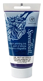 Water-based woodcut ink Violet Speedball 75ml