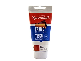 Fabric printing inks Red Speedball 75ml