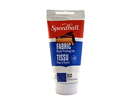 Fabric printing inks Blue Speedball 75ml