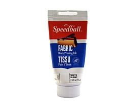 Fabric printing inks White Speedball 75ml
