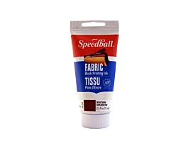 Fabric printing inks Brown Speedball 75ml