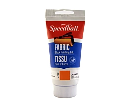 Fabric printing inks Orange Speedball 75ml
