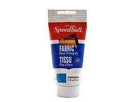 Fabric printing inks Turquoise Speedball 75ml
