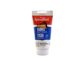 Metallic Silver Speedball 75ml fabric printing inks