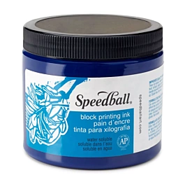 Waterbased woodcut ink Cyan Speedball 473ml