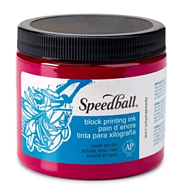 Water-based woodcut ink Magenta Speedball 473ml