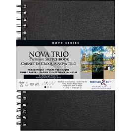 Sketchbook Nova Multitécnica 150g/m² Negro Stillman & Birn 18x25cm