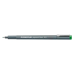 Calibrated pigment liner marker Green Staedtler 0.5mm