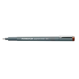Staedtler Brown pigment liner calibrated marker 0.5mm