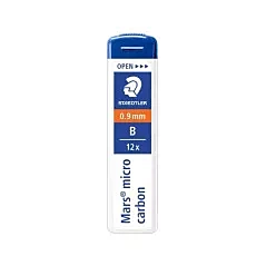 Custodia da 12 mine B Mars Micro Carbon Staedtler da 0,9 mm