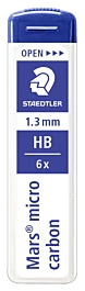 Custodia da 6 mine HB Mars Micro Carbon Staedtler da 1,3 mm
