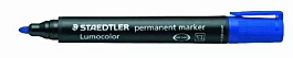 Staedtler Lumocolor Permanent Marker mit Rundspitze Blau  