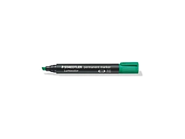 Staedtler Lumocolor Permanent Marker mit Keilspitze Grün  