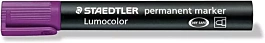 Staedtler Lumocolor Permanent Marker mit Keilspitze Violett  
