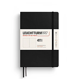 Notitieboek Medium Zwart punten hardback 411 Leuchtturm1917 A5