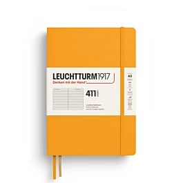 Notitieboek Medium Rijzende Zon gestreept harde kaft 411 Leuchtturm1917 A5