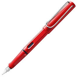 Caneta Estilográfica Ponta Média Red Safari Lamy
