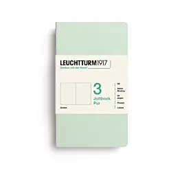 Set of 3 mint green dotted Jottbook Leuchtturm1917 A6 notebooks
