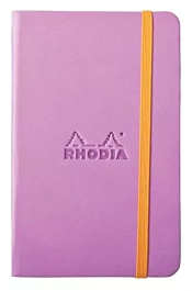 WebNoteBook Bloco de notas rígido Linhas Lilás Rhodia A6