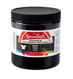 Speedball black fabric screen printing ink, 236ml