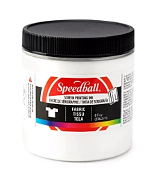 Speedball screen printing ink for white fabric, 236ml