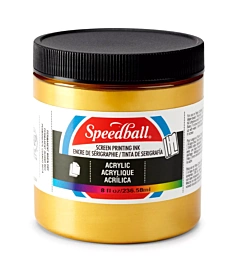 Speedball Acryl inkt voor zeefdruk Gold 236ml