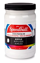 Speedball Acryl inkt voor zeefdruk White 946ml