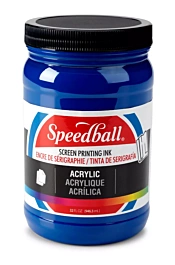 Speedball Acryl inkt voor zeefdruk Cyan 946ml