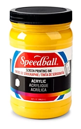 Speedball Acryl inkt voor zeefdruk Medium Yellow 946ml